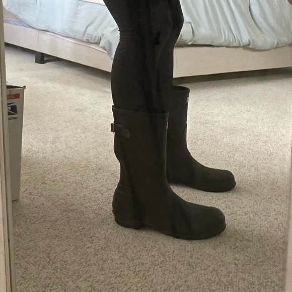 Hunter Boots Mid Calf all matte black - Picture 5 of 6